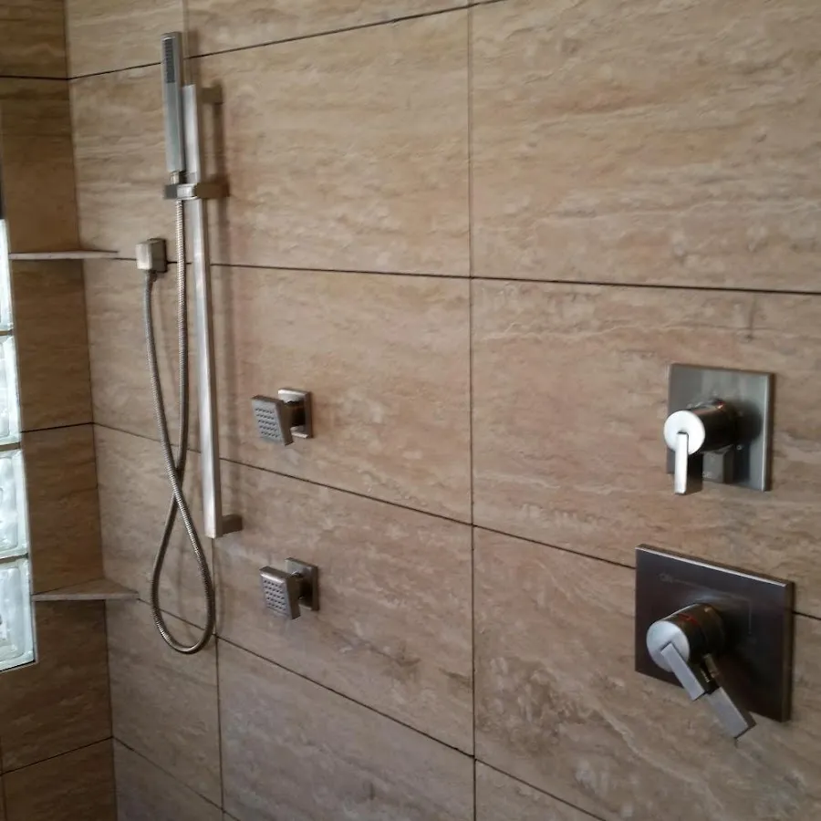 Shower fixture installation for Water Heater Replacement in Rockton